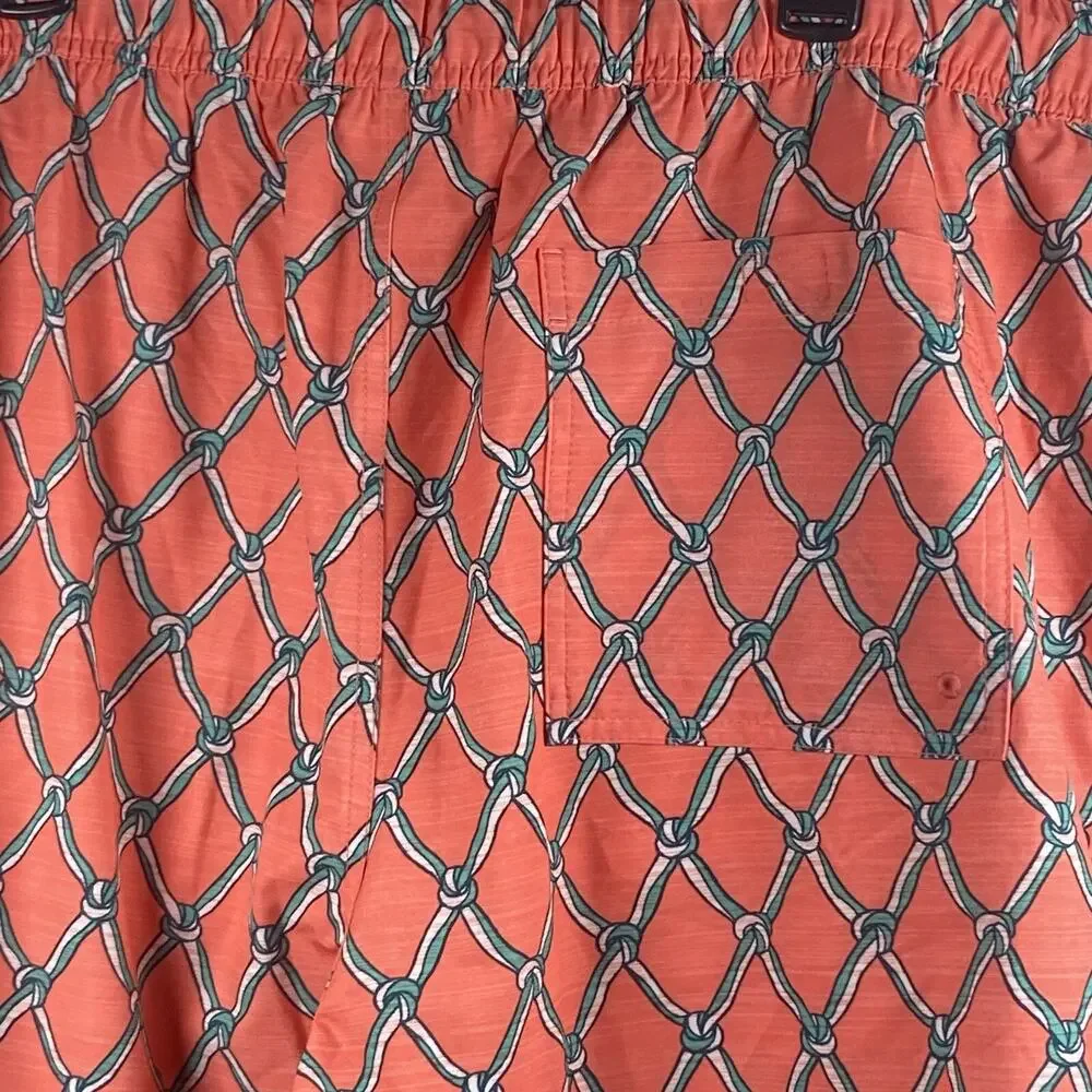 Goodfellow & Co Board Shorts Mens XL Swim Trunks Shorts Coral Orange Drawstring